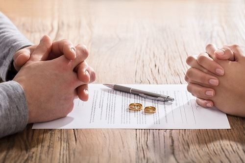 couple divorcing in San Bernardino