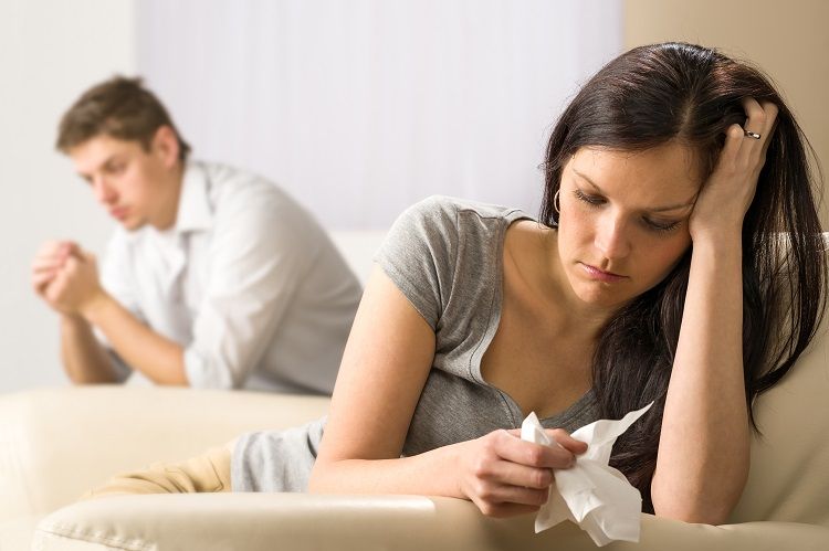 couple getting a divorce in Redlands, CA